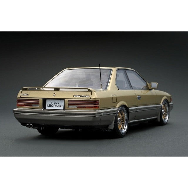 【予約安心出荷】[MDL] 1/18 Nissan Leopard 3.0 Ultima(レパード 3.0 アルティマ)(F31) Gold/Silver(ゴールド シルバー) 完成品 ミニカー(IG3700) ignition model(イグニッションモデル)(2025年4月)