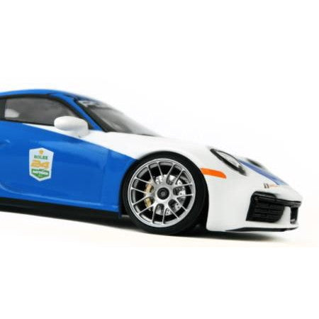 【新品即納】[MDL] 1/64 Porsche(ポルシェ) 911 ターボ S セーフティーカー 完成品 ミニカー(DBW047A) D MODEL(Dモデル)(20241231)