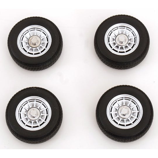 【予約安心出荷】[MDL] 1/18 Maserati Ghibli(マセラティ ギブリ) Tire Set with rims 完成品 ミニカー用アクセサリ(KKDCACC051) KK scale(ケーケースケール)(2025年5月)