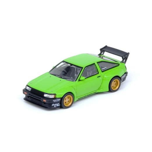 【中古即納】[MDL] 1/64 TOYOTA AE86 Levin PANDEM ROCKET BUNNY グリーン 完成品 ミニカー(AE86PL-GRN) INNO MODELS(イノモデル)(20250131)