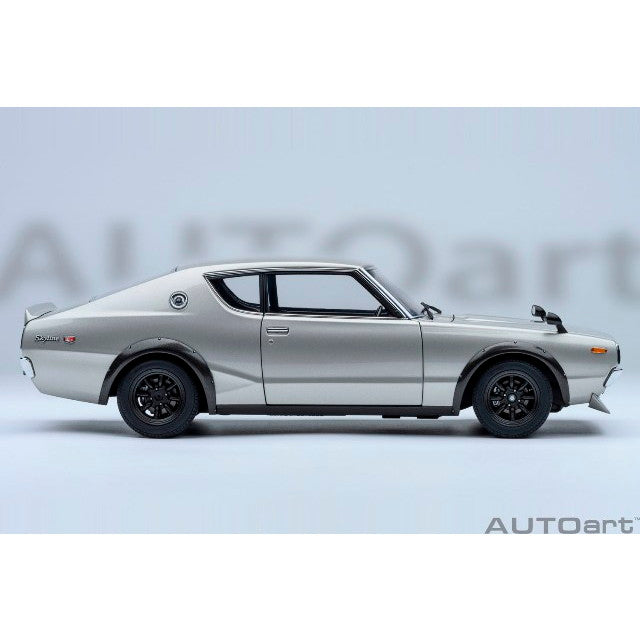 【新品即納】[MDL] オートアート・コンポジットダイキャストモデルシリーズ 1/18 日産 スカイライン 2000GT-R (KPGC110) チューンド・バージョン(シルバー) 完成品 ミニカー(77466) AUTOart(オートアート)(20250131)