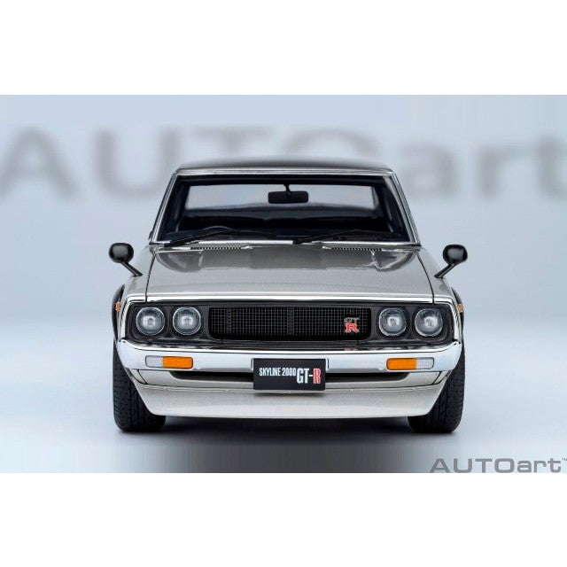 【新品即納】[MDL] オートアート・コンポジットダイキャストモデルシリーズ 1/18 日産 スカイライン 2000GT-R (KPGC110) チューンド・バージョン(シルバー) 完成品 ミニカー(77466) AUTOart(オートアート)(20250131)