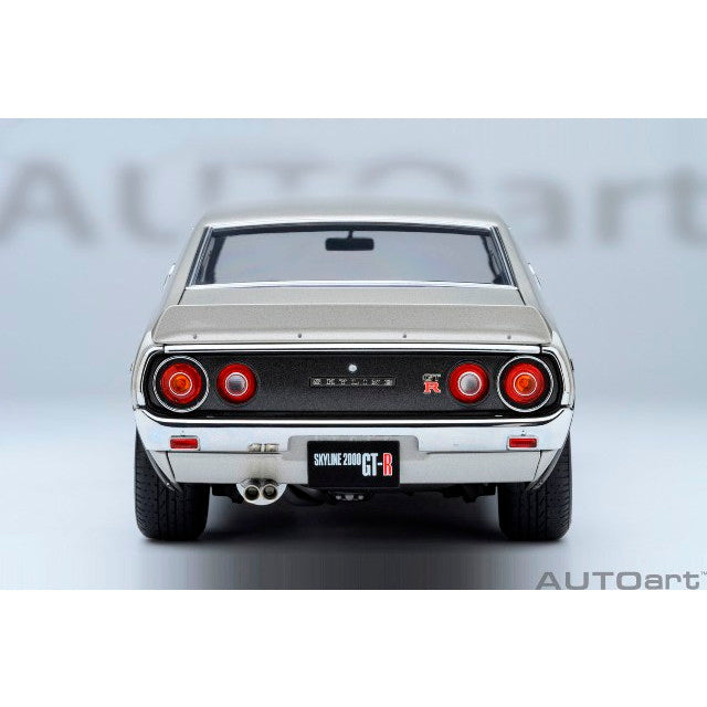 【新品即納】[MDL] オートアート・コンポジットダイキャストモデルシリーズ 1/18 日産 スカイライン 2000GT-R (KPGC110) チューンド・バージョン(シルバー) 完成品 ミニカー(77466) AUTOart(オートアート)(20250131)