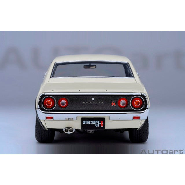 【新品即納】[MDL] オートアート・コンポジットダイキャストモデルシリーズ 1/18 日産 スカイライン 2000GT-R (KPGC110) チューンド・バージョン(ホワイト) 完成品 ミニカー(77467) AUTOart(オートアート)(20250131)