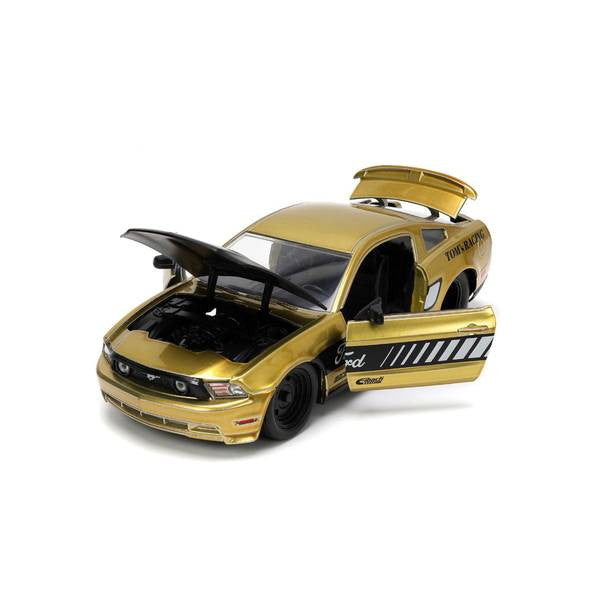 【新品即納】[MDL] BIGTIME MUSCLE(ビッグタイム マッスル) 1/24 2010 フォード マスタング GT ゴールド/ブラック 完成品 ミニカー(JADA33055) Jada Toys(ジャダトイズ)(20250131)