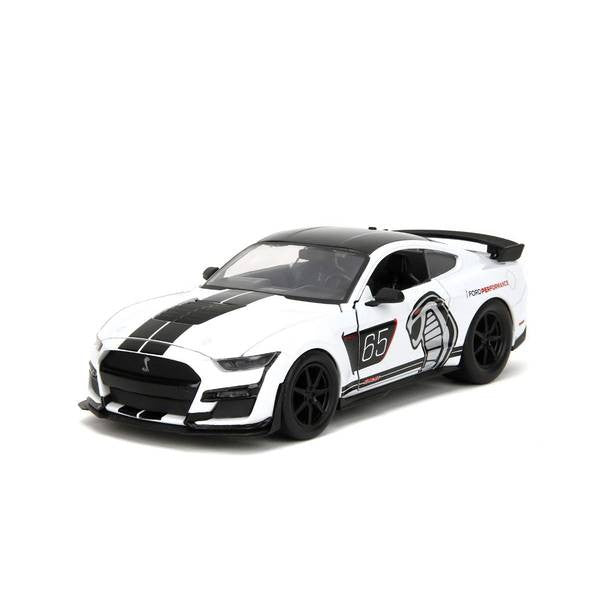 【新品即納】[MDL] BIGTIME MUSCLE(ビッグタイム マッスル) 1/24 2020 フォード マスタング シェルビー GT500 ホワイト/グラフィック 完成品 ミニカー(JADA35216) Jada Toys(ジャダトイズ)(20250131)