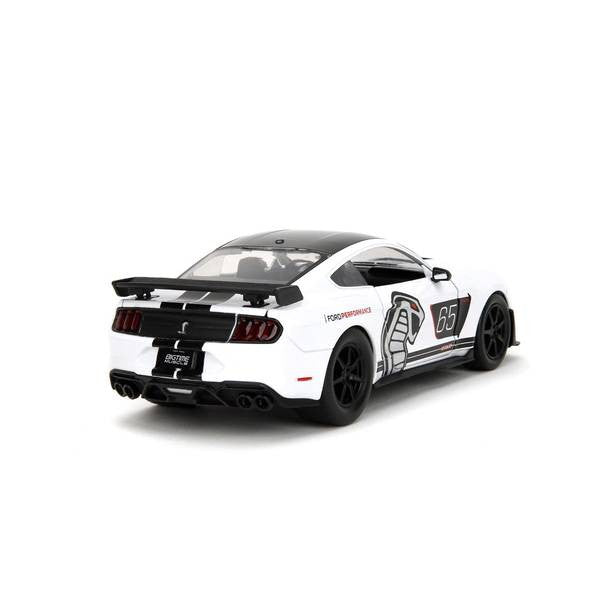 【新品即納】[MDL] BIGTIME MUSCLE(ビッグタイム マッスル) 1/24 2020 フォード マスタング シェルビー GT500 ホワイト/グラフィック 完成品 ミニカー(JADA35216) Jada Toys(ジャダトイズ)(20250131)