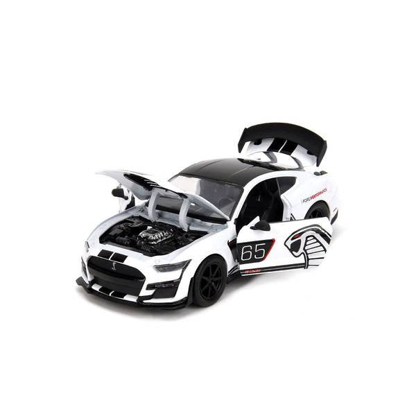 【新品即納】[MDL] BIGTIME MUSCLE(ビッグタイム マッスル) 1/24 2020 フォード マスタング シェルビー GT500 ホワイト/グラフィック 完成品 ミニカー(JADA35216) Jada Toys(ジャダトイズ)(20250131)