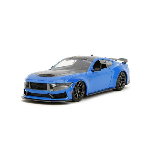 【新品即納】[MDL] BIGTIME MUSCLE(ビッグタイム マッスル) 1/24 2024 フォード マスタング ダークホース グロスブルー 完成品 ミニカー(JADA35276) Jada Toys(ジャダトイズ)(20250131)