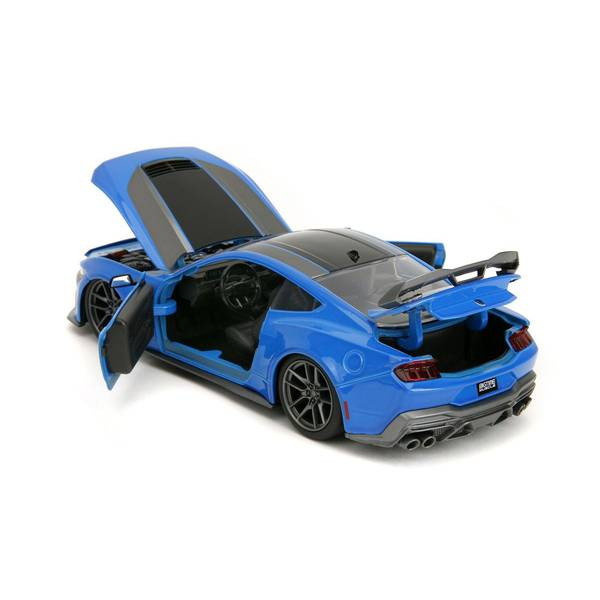 【新品即納】[MDL] BIGTIME MUSCLE(ビッグタイム マッスル) 1/24 2024 フォード マスタング ダークホース グロスブルー 完成品 ミニカー(JADA35276) Jada Toys(ジャダトイズ)(20250131)