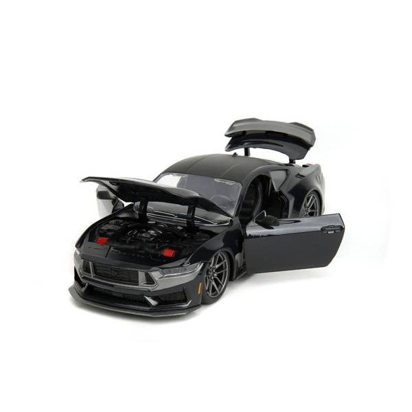 【新品即納】[MDL] BIGTIME MUSCLE(ビッグタイム マッスル) 1/24 2024 フォード マスタング ダークホース グロスブラック 完成品 ミニカー(JADA35278) Jada Toys(ジャダトイズ)(20250131)