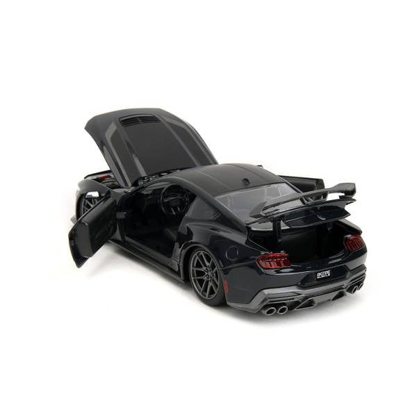 【新品即納】[MDL] BIGTIME MUSCLE(ビッグタイム マッスル) 1/24 2024 フォード マスタング ダークホース グロスブラック 完成品 ミニカー(JADA35278) Jada Toys(ジャダトイズ)(20250131)