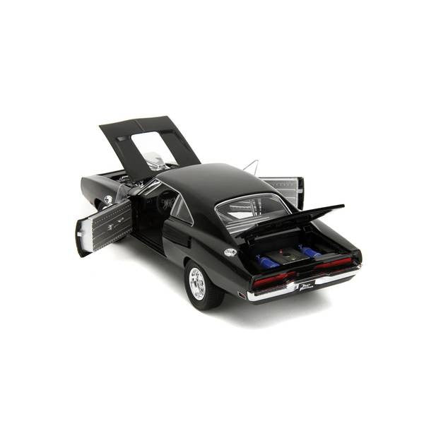 【新品即納】[MDL] 1/24 F&F 1970 ダッジ チャージャー R/T ブラック(トゥルースペック) ワイルド・スピード 完成品 ミニカー(JADA33721) Jada Toys(ジャダトイズ)(20250131)