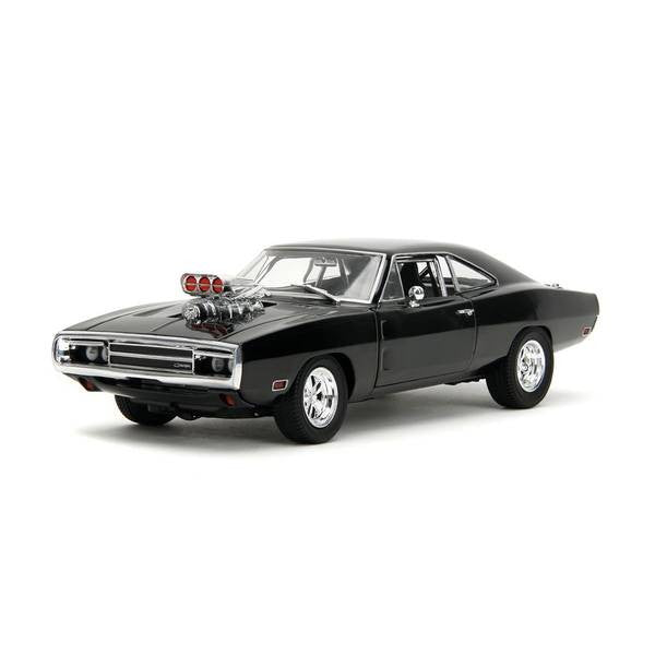 【中古即納】[MDL] 1/24 F&F 1970 ダッジ チャージャー R/T ブラック(トゥルースペック) ワイルド・スピード 完成品 ミニカー(JADA33721) Jada Toys(ジャダトイズ)(20250219)