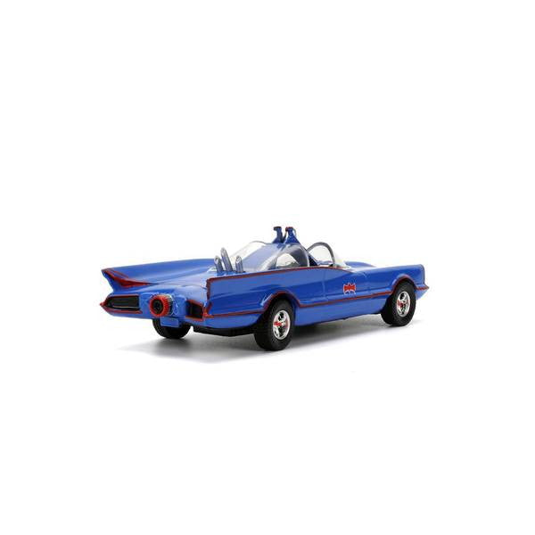 【新品即納】[MDL] HOLLYWOOD RIDESシリーズ 1/32 バットモービル(1966 クラシック TVシリーズ) アニメカラーバージョン 完成品 ミニカー(JADA36097) Jada Toys(ジャダトイズ)(20250131)
