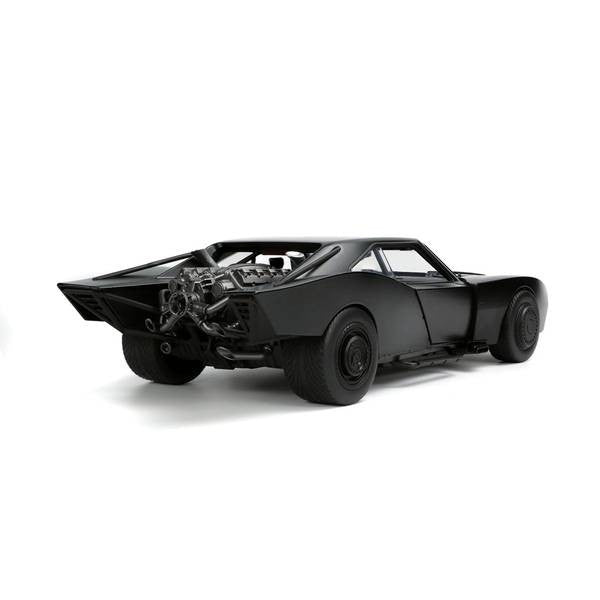 【新品即納】[MDL] (再販) HOLLYWOOD RIDESシリーズ 1/18 バットモービル バットマンフィギュア付 ライト点灯 THE BATMAN-ザ・バットマン- 2022 完成品 ミニカー(JADA32504) Jada Toys(ジャダトイズ)(20250131)
