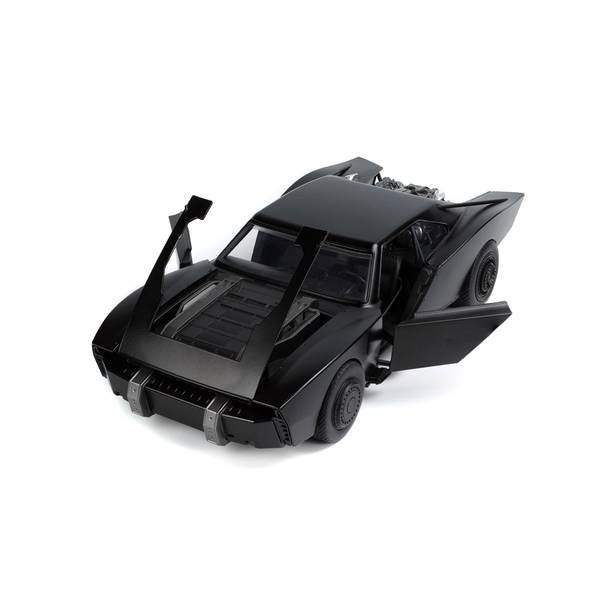 【新品即納】[MDL] (再販) HOLLYWOOD RIDESシリーズ 1/18 バットモービル バットマンフィギュア付 ライト点灯 THE BATMAN-ザ・バットマン- 2022 完成品 ミニカー(JADA32504) Jada Toys(ジャダトイズ)(20250131)
