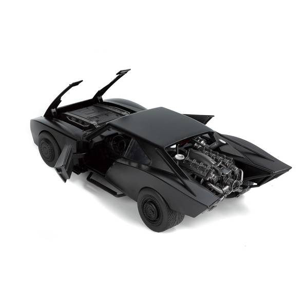 【新品即納】[MDL] (再販) HOLLYWOOD RIDESシリーズ 1/18 バットモービル バットマンフィギュア付 ライト点灯 THE BATMAN-ザ・バットマン- 2022 完成品 ミニカー(JADA32504) Jada Toys(ジャダトイズ)(20250131)
