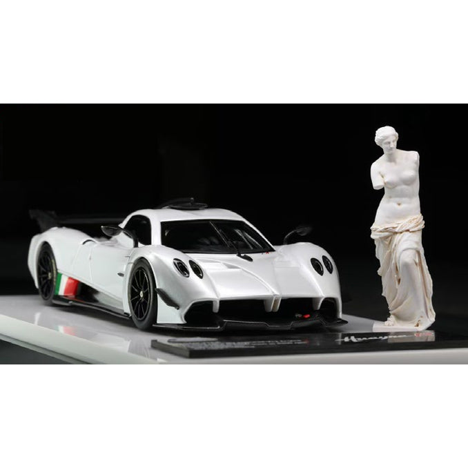 【新品即納】[MDL] 1/43 Pagani Huayra(パガーニ ウアイラ) R Bianco Benny 完成品 ミニカー(FG43-LG-0001F) FIGART MODEL(フィグアートモデル)(20250216)
