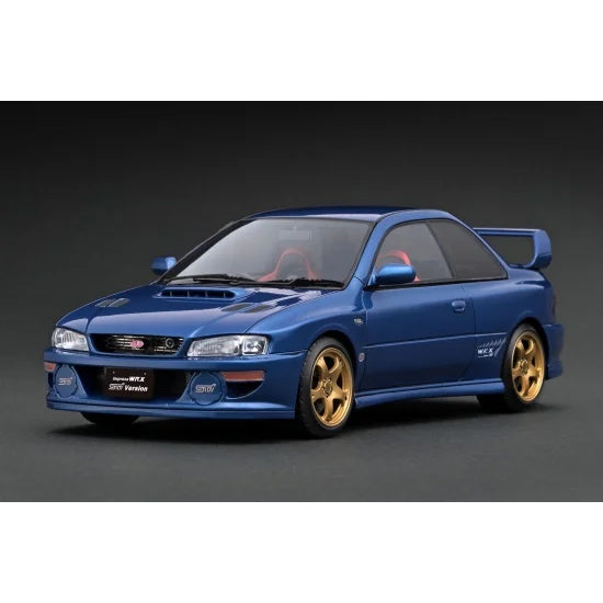 【予約安心出荷】[MDL] 1/18 SUBARU Impreza(インプレッサ) WRX Type R STi Version V(GC8) Blue(ブルー) 完成品 ミニカー(IG3540) ignition model(イグニッションモデル)(2025年7月)