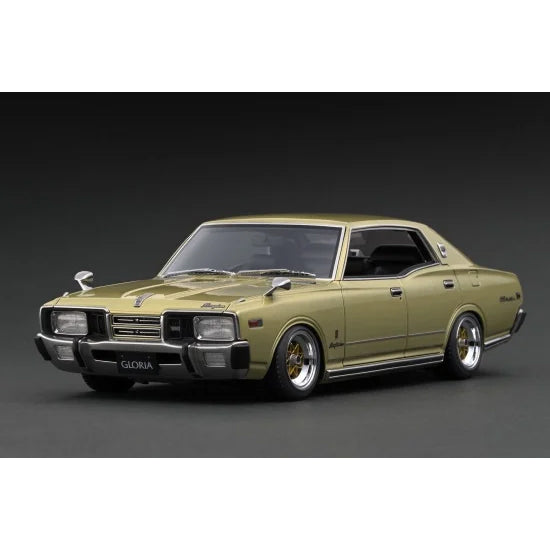 【新品】【お取り寄せ】[MDL] 1/18 Nissan Gloria Brougham(グ　　ア ブロアム)(330) Gold(ゴールド) 完成品 ミニカー(IG3554) ignition model(イグニッションモデル)(20250418)