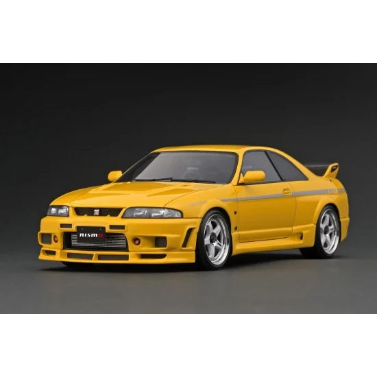 【予約安心出荷】[MDL] 1/18 NISMO 400R(BCNR33) Yellow(イエロー) 完成品 ミニカー(IG3658) ignition model(イグニッションモデル)(2025年9月)