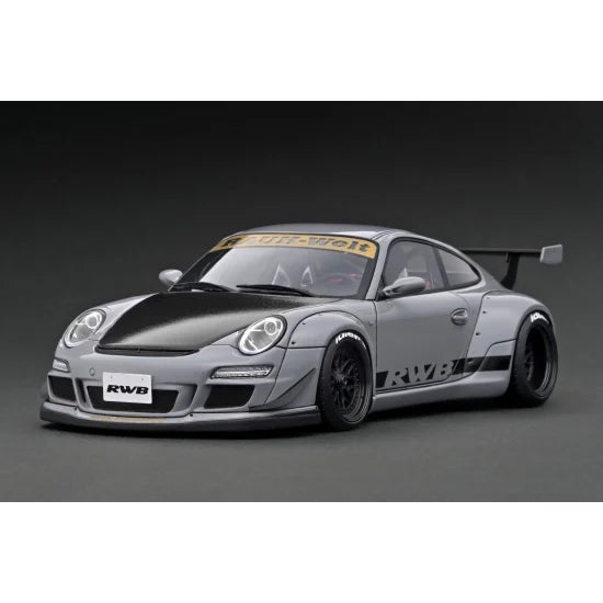 【予約安心出荷】[MDL] 1/18 RWB 997 GT3 Gray(グレー) 完成品 ミニカー(IG3255) ignition model(イグニッションモデル)(2025年3月)