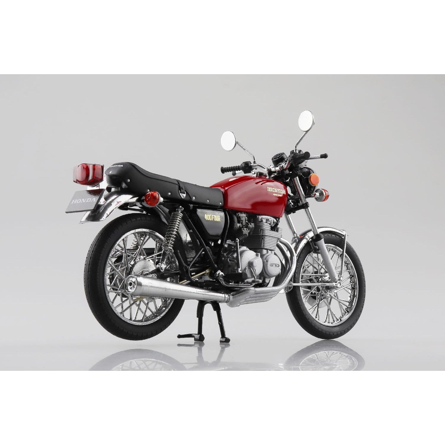 【予約安心出荷】[MDL] 1/12 完成品バイク Honda CB400FOUR ライトルビーレッド 完成品 ミニカー(111734) スカイネット/アオシマ(2025年5月)