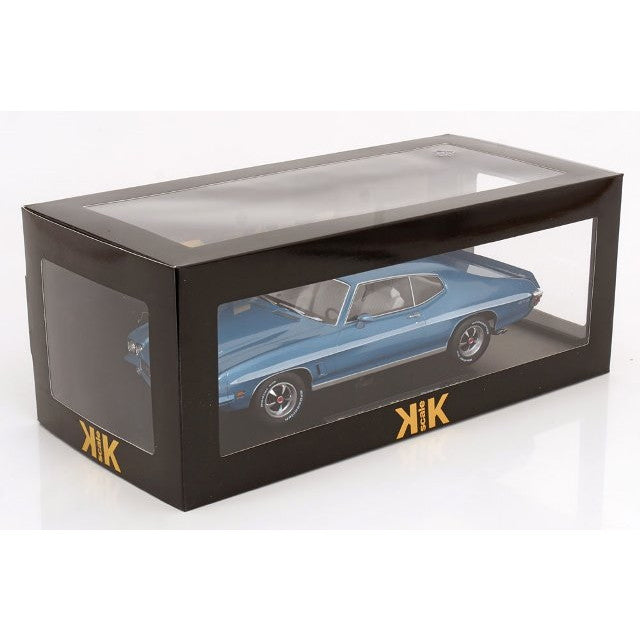 【予約安心出荷】[MDL] 1/18 Pontiac LeMans(ポンテアック ル・マン) GTO 1972 ライトブルーメタリック 完成品 ミニカー(KKDC181353) KK scale(ケーケースケール)(2025年7月)