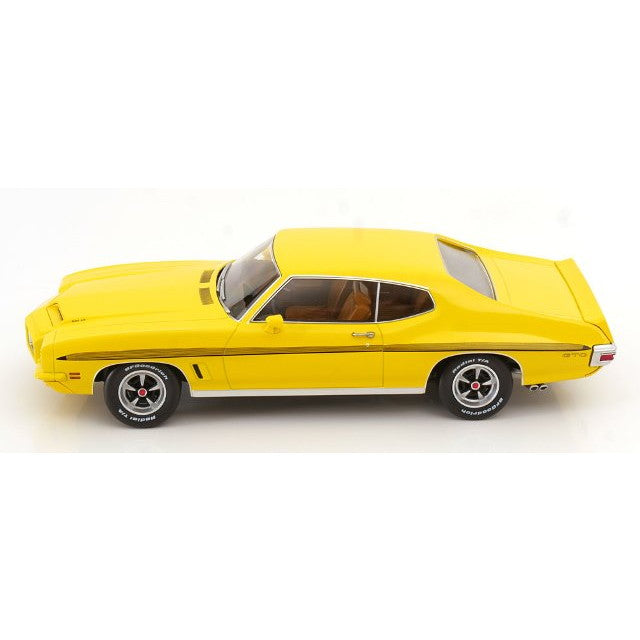 【予約安心出荷】[MDL] 1/18 Pontiac LeMans(ポンテアック ル・マン) GTO 1972 イエロー 完成品 ミニカー(KKDC181354) KK scale(ケーケースケール)(2025年7月)