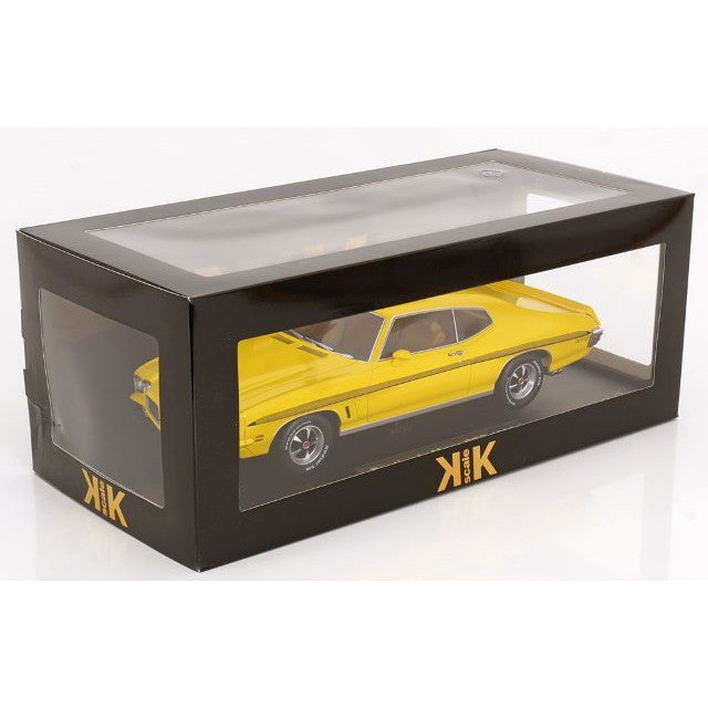 【予約安心出荷】[MDL] 1/18 Pontiac LeMans(ポンテアック ル・マン) GTO 1972 イエロー 完成品 ミニカー(KKDC181354) KK scale(ケーケースケール)(2025年7月)