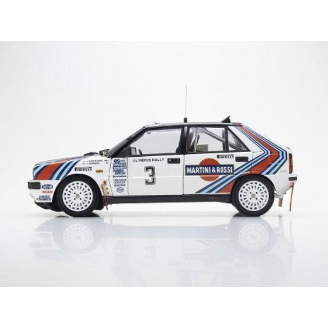 【中古即納】[MDL] 1/18 ランチア デルタ HF 4WD オリンパス ラリー ウィナー 1987 #3 完成品 ミニカー(KS08960E) 京商(20250430)