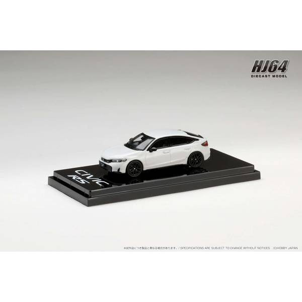 【予約安心出荷】[MDL] 1/64 ホンダ シビック RS プラチナホワイトパール 完成品 ミニカー(HJ642046AW) ホビージャパン(2025年3月)