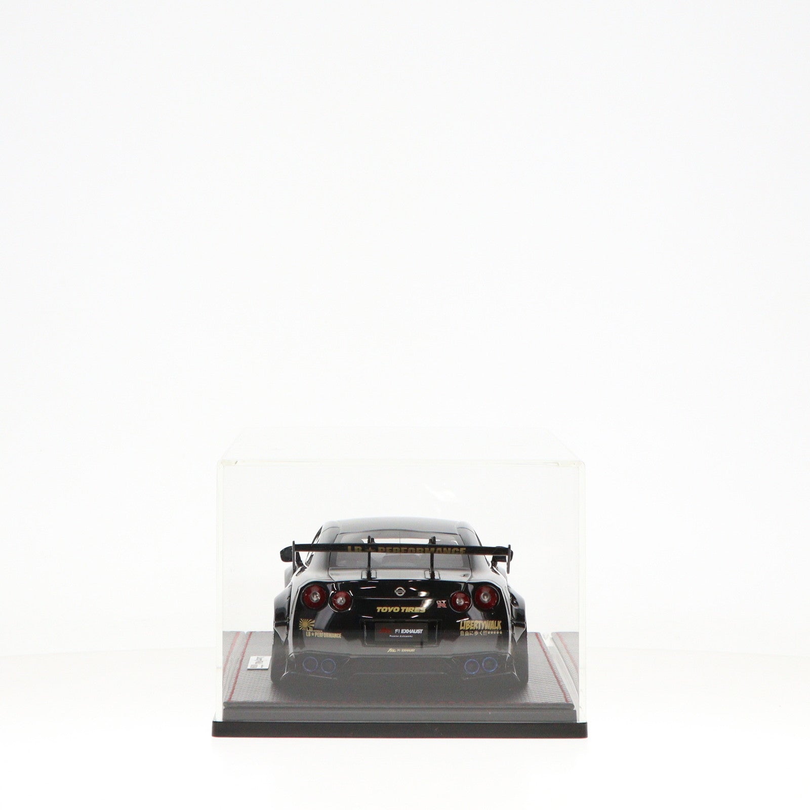 【中古即納】[MDL] オンラインショップ限定 1/18 LB-WORKS GT-R(R35) Black 完成品 ミニカー(IG0694) ignition model(イグニッションモデル)(20161231)