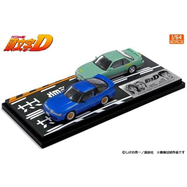 【新品即納】[MDL] 1/64 頭文字D(イニシャルD) セットVol.20 真子・沙雪シルエイティ & 池谷浩一郎シルビア(S13) 完成品 ミニカー(MD64220) インターアライド(20250216)