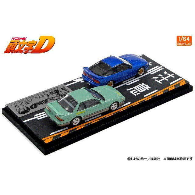 【新品即納】[MDL] 1/64 頭文字D(イニシャルD) セットVol.20 真子・沙雪シルエイティ & 池谷浩一郎シルビア(S13) 完成品 ミニカー(MD64220) インターアライド(20250216)