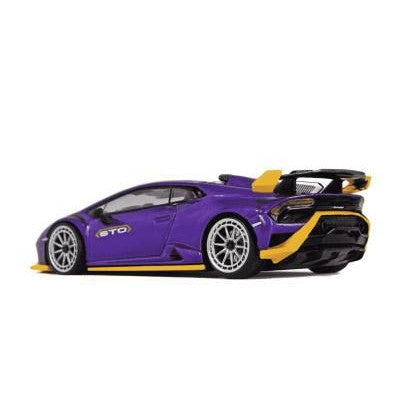 【新品即納】[MDL] D MODEL Beauty on Wheels カスタマイズシリーズ Lamborghini ウラカンSTO(パープル) 1/64 完成品 ミニカー(DBW048A) D MODEL(Dモデル)(20250207)