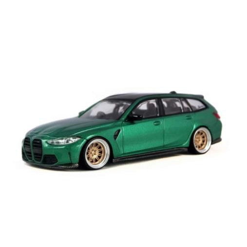 【新品即納】[MDL] D MODEL Beauty on Wheels カスタマイズシリーズ BMW M3 Competition Touring(グリーン) 1/64 完成品 ミニカー(DBW049A) D MODEL(Dモデル)(20250207)