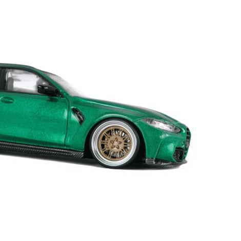 【新品即納】[MDL] D MODEL Beauty on Wheels カスタマイズシリーズ BMW M3 Competition Touring(グリーン) 1/64 完成品 ミニカー(DBW049A) D MODEL(Dモデル)(20250207)