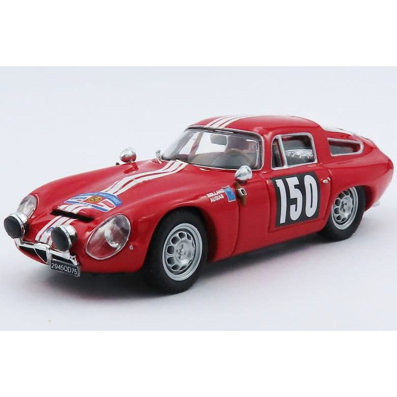 【新品即納】[MDL] アルファロメオ ジュリエッタ TZ ツール・ド・フランス1964 #150 Jean Rolland / Gabriel Augias 1/43 完成品 ミニカー(BEST9074/2) ベストモデル(BEST MODEL)(20250131)