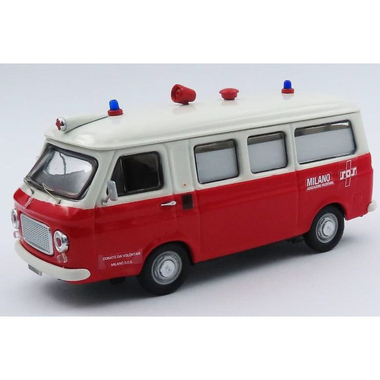 【新品即納】[MDL] フィアット 238 SOS ミラノ 1975年2月7日 50° アニバーサリー 1/43 完成品 ミニカー(RIO4746) RIO(リオ)(20250131)