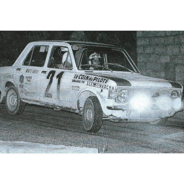 【新品即納】[MDL] フィアット 128 ラリー 1970 モンテカルロラリー #21 Alain Jallot / Gerard Marion 1/43 完成品 ミニカー(RIO4747) RIO(リオ)(20250131)