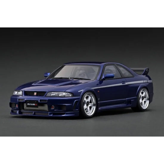 【予約安心出荷】[MDL] 1/18 NISMO 400R(BCNR33) Deep Marine Blue(ディープマリンブルー) 完成品 ミニカー(IG3655) ignition model(イグニッションモデル)(2025年9月)