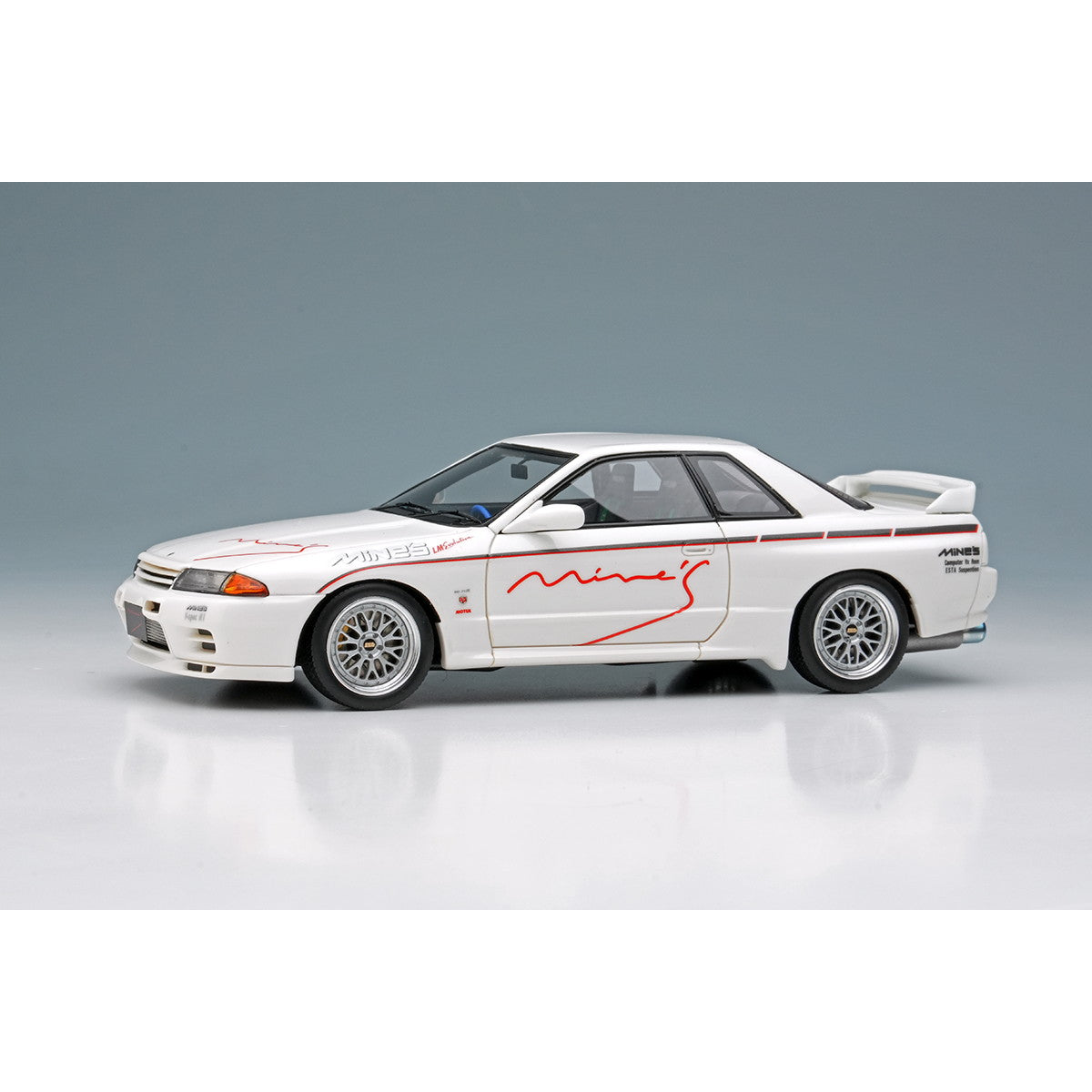 【予約安心出荷】[MDL] 1/43 Mine's Skyline(マインズ スカイライン) GT-R(BNR32) N1 ホワイト(BBS LM Evolution ホイール) 完成品 ミニカー(EM644A) EIDOLON(アイドロン)(2025年6月)