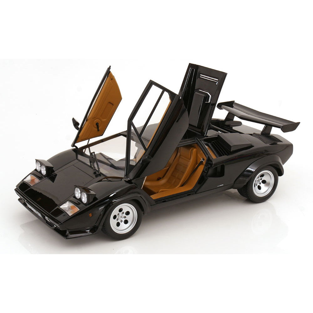 【予約安心出荷】[MDL] 1/12 Lamborghini Countach(ランボルギーニ カウンタック) LP 5000S QV 1985 ブラック 完成品 ミニカー(KKDC120143) KK scale(ケーケースケール)(2025年9月)