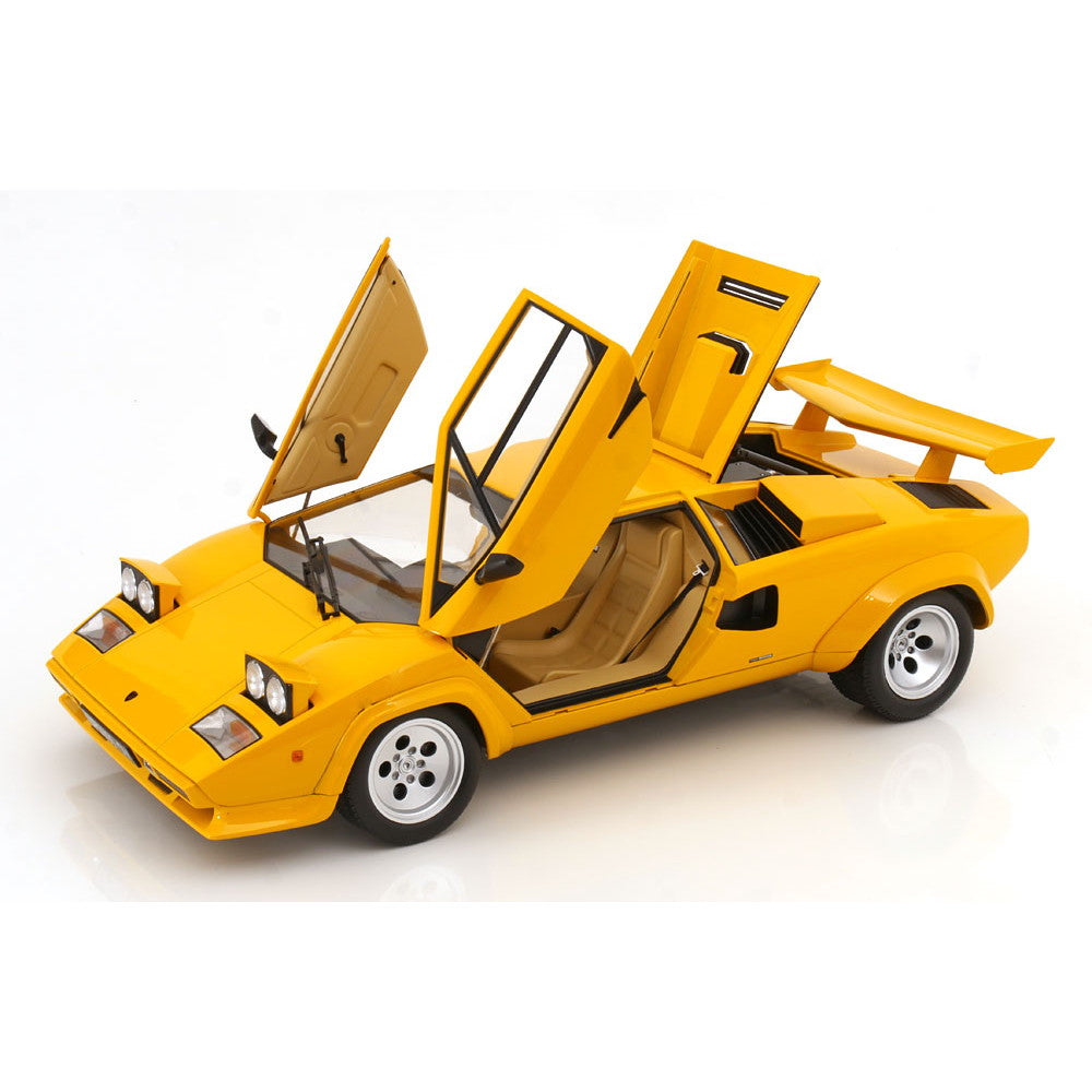 【予約安心出荷】[MDL] 1/12 Lamborghini Countach(ランボルギーニ カウンタック) LP 5000S QV 1985 イエロー 完成品 ミニカー(KKDC120144) KK scale(ケーケースケール)(2025年9月)