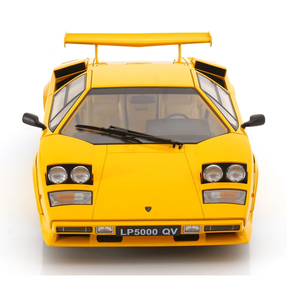 【予約安心出荷】[MDL] 1/12 Lamborghini Countach(ランボルギーニ カウンタック) LP 5000S QV 1985 イエロー 完成品 ミニカー(KKDC120144) KK scale(ケーケースケール)(2025年9月)