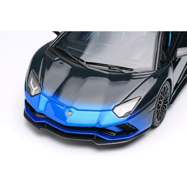 【予約安心出荷】[MDL] 1/43 Lamborghini Aventador(ランボルギーニ アヴェンタドール) S Roadster 50th Anniversary Japan 2018 ブルーネザンス×ブラックグラデーション 完成品 ミニカー(EM767A) EIDOLON(アイドロン)(2025年6月)