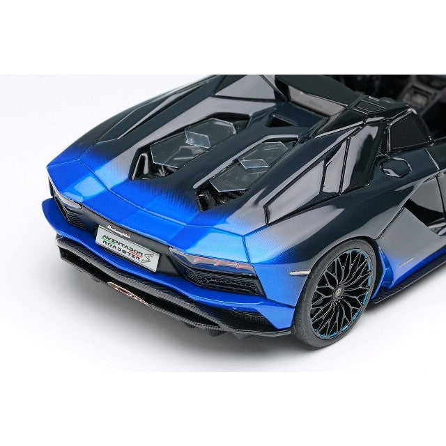 【予約安心出荷】[MDL] 1/43 Lamborghini Aventador(ランボルギーニ アヴェンタドール) S Roadster 50th Anniversary Japan 2018 ブルーネザンス×ブラックグラデーション 完成品 ミニカー(EM767A) EIDOLON(アイドロン)(2025年6月)