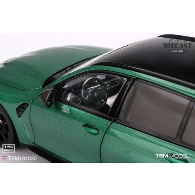 【新品即納】[MDL] 1/18 BMW M3 ツーリング M(アイルオブマングリーンメタリック) 完成品 ミニカー(TSM181030) TSM(トゥルースケールミニチュアズ)(20250630)